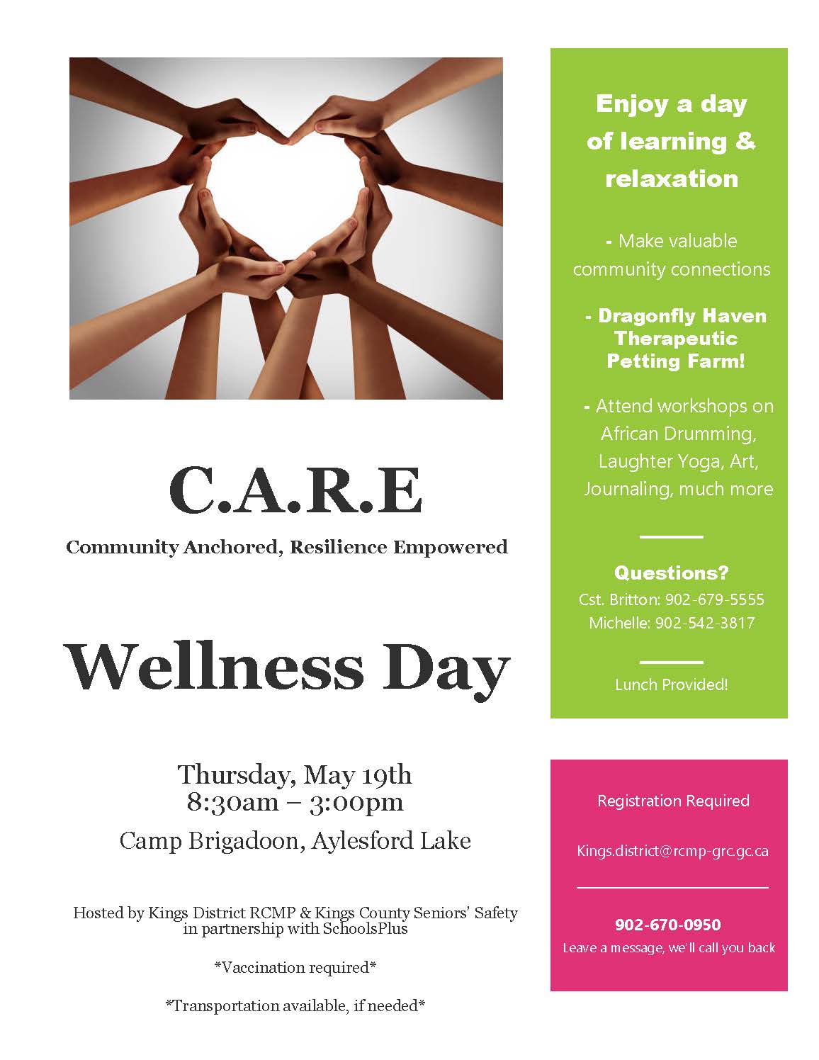 CARE Wellness Day Poster
